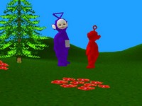 une photo d'Ã©cran de Teletubbies sur Sony Playstation